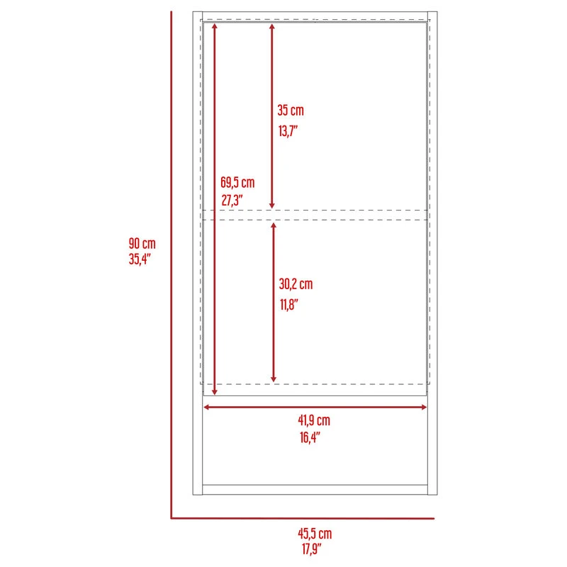 DEPOT ESHOP LLC Palermo Medicine Cabinet, Light Gray 8 DEPOT ESHOP LLC Palermo Medicine Cabinet, Light Gray - Image 6