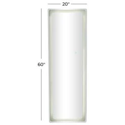 Brimfield & May Modern Silver Glass Led Mirror 561828 -Laural Home Shop bbe1331b029f976f 7904 w800 h800 b1 p0