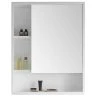 Fine Fixtures Surface Mount Bathroom Medicine Cabinet, White.
