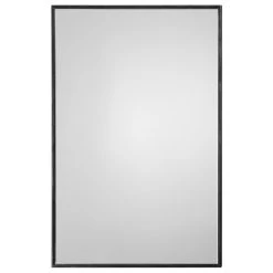 Unique Mirrors Oil Rubbed Bronze Rectangular Mirror, Bathroom Wall Mirror, 24 X 36