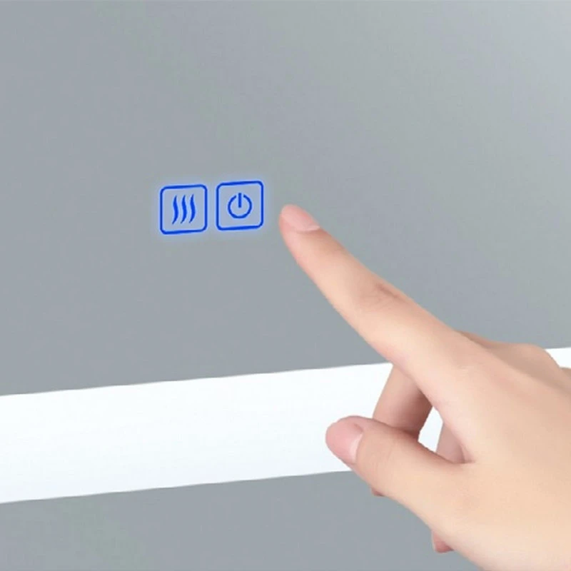 CWI Lighting Rectangle Matte White LED 30 In. Mirror From Our Abril Collection 7 CWI Lighting Rectangle Matte White LED 30 In. Mirror From Our Abril Collection - Image 5