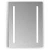 Altair Catola 24" Clear Glass Surface-Mount/Recessed LED Mirror Medicine Cabinet