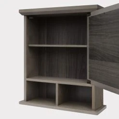 Versanora Wooden Bathroom Medicine Cabinet Mirror Oak -Laural Home Shop bcd15ecb01a09c26 9851 w800 h800 b0 p0