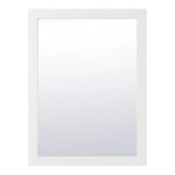 Elegant Furniture & Lighting Anderson Rectangle Vanity Mirror, 24", White