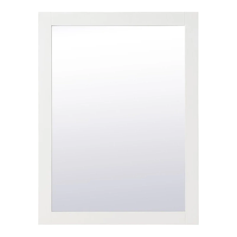 Elegant Furniture & Lighting Anderson Rectangle Vanity Mirror, 24", White 3 Elegant Furniture & Lighting Anderson Rectangle Vanity Mirror, 24", White