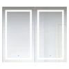 Krugg Reflections USA 48x42 Recessed Or Surface Mount Medicine Cabinet 12 Shelves, LED, Dual -Laural Home Shop bd017e25014e1f6f 5242 w800 h800 b1 p0