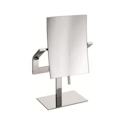 Valsan Bathrooms Sensis Freestanding Magnifying Mirror, Chrome