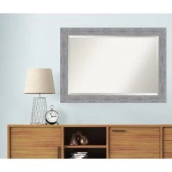 Amanti Art Bark Rustic Grey Beveled Bathroom Wall Mirror - 41 X 29 In. 15 Amanti Art Bark Rustic Grey Beveled Bathroom Wall Mirror - 41 X 29 In. -Laural Home Shop be317b6b0ec6db5a 6187 w800 h800 b0 p0