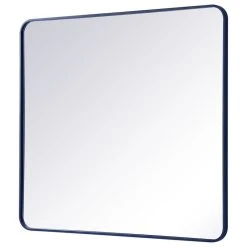 Elegant Furniture & Lighting Elegant Decor MR803640BL Soft Corner Metal Rectangular Mirror, 36"x40", Blue 16 Elegant Furniture & Lighting Elegant Decor MR803640BL Soft Corner Metal Rectangular Mirror, 36"x40", Blue -Laural Home Shop bee12a1c01a54a8b 7682 w800 h800 b1 p0
