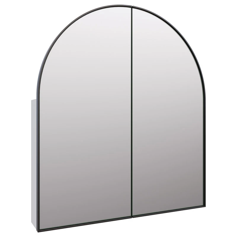 Glass Warehouse Medicine Cabinets, Black 3 Glass Warehouse Medicine Cabinets, Black