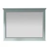 Vinnova Lorna 48" Rectangular Bathroom/Vanity Framed Wall Mirror, Finnish Green