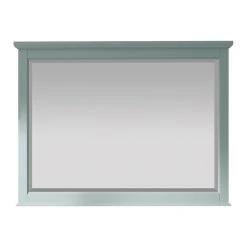 Vinnova Lorna 48" Rectangular Bathroom/Vanity Framed Wall Mirror, Finnish Green