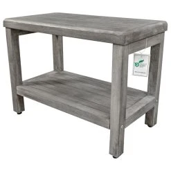 DecoTeak CoastalVogue Eleganto 24" Wide ShowerBench GR115, Gray 17 DecoTeak CoastalVogue Eleganto 24" Wide ShowerBench GR115, Gray -Laural Home Shop c0b13abd0fdd0fca 3288 w800 h800 b1 p0