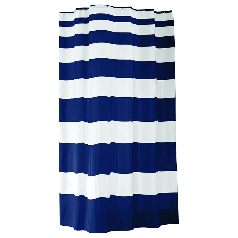 Extra Long Shower Curtain 72"x78" Sealskin Nautica Stripes Blue And White 3 Extra Long Shower Curtain 72"x78" Sealskin Nautica Stripes Blue And White