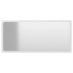 Vida XL International B.V. VidaXL Bathroom Mirror 31.5" White Engineered Wood Unit Washroom Furniture