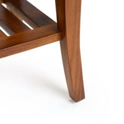 ALATEAK Ala Teak Indoor/Outdoor Patio Garden Yard Bath Waterproof Bench Stool -Laural Home Shop c2813706032b4d05 9101 w800 h800 b0 p0