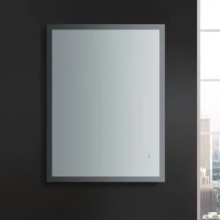 Fresca Angelo Bathroom Mirror With Halo Style LED Lighting And Defogger, 48"x36" 22 Fresca Angelo Bathroom Mirror With Halo Style LED Lighting And Defogger, 48"x36" -Laural Home Shop c2f143700f08f5fb 9099 w800 h800 b0 p0
