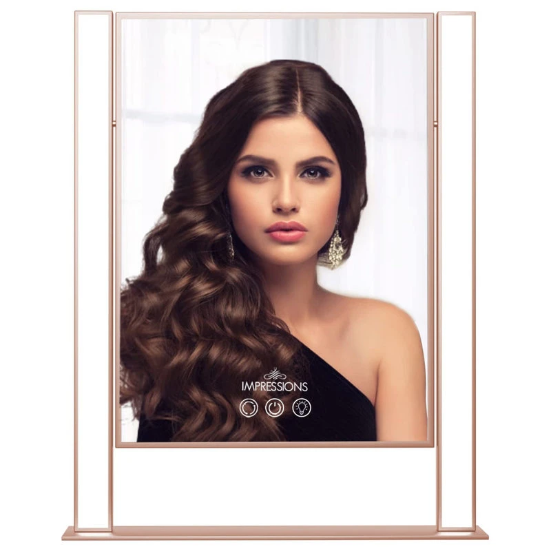 Impressions Vanity Company Nouveau XL Tri-Tone Led Makeup Mirror, Rose Gold 9 Impressions Vanity Company Nouveau XL Tri-Tone Led Makeup Mirror, Rose Gold - Image 7