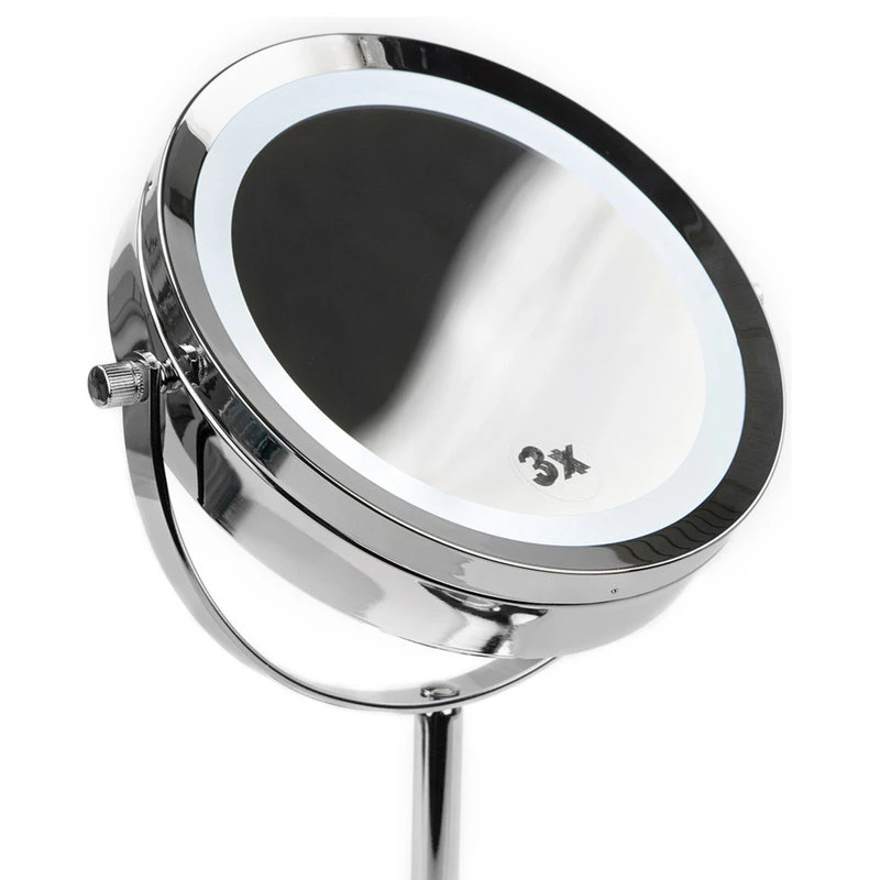 Home Basics Cosmetic Mirror, LED Light, Chrome 5 Home Basics Cosmetic Mirror, LED Light, Chrome - Image 3