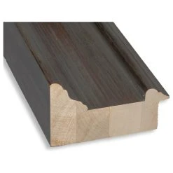 Amanti Art Alexandria Rustic Brown Beveled Wood Bathroom Wall Mirror - 42 X 30 In. -Laural Home Shop c3d14c460c657c29 6532 w800 h800 b1 p0