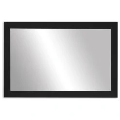 FrameMyMirror Meade Framed Wall Mirror, Black, 28"x48" 20 FrameMyMirror Meade Framed Wall Mirror, Black, 28"x48" -Laural Home Shop c44185eb03bf4621 9967 w800 h800 b1 p0