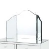 Posh Living Mathew Tri-fold Tabletop Bedroom Vanity Mirror - Frameless
