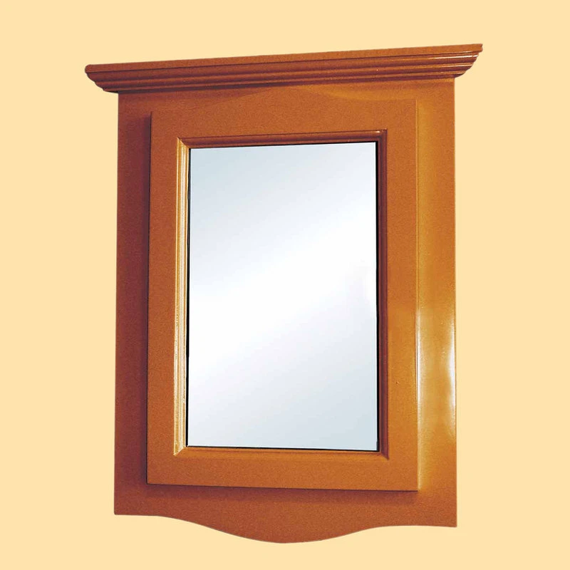 Renovators Supply Manufacturing Bathroom Medicine Cabinet With Mirror Golden Oak Hardwood Corner Wall Mount 4 Renovators Supply Manufacturing Bathroom Medicine Cabinet With Mirror Golden Oak Hardwood Corner Wall Mount - Image 2