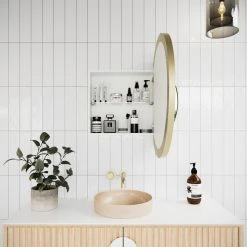 Glass Warehouse Medicine Cabinets, Satin Brass -Laural Home Shop c491d23b03979825 6055 w800 h800 b0 p0