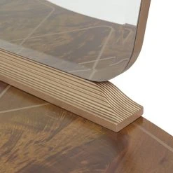 Michael Amini Malibu Crest Vanity Mirror - Burnished Gold -Laural Home Shop c4e1707402f2d544 2846 w800 h800 b0 p0