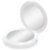 Impressions Vanity Company ChargeUp LED Compact Mirror & USB Power Bank, Compact Illuminated Mirror, White -Laural Home Shop c561cc630eebcb46 8807 w800 h800 b1 p0