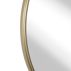 Martin Svensson Home Modern Round 30-inch Mirror, Gold -Laural Home Shop c6316f9001b748d0 5351 w800 h800 b0 p0