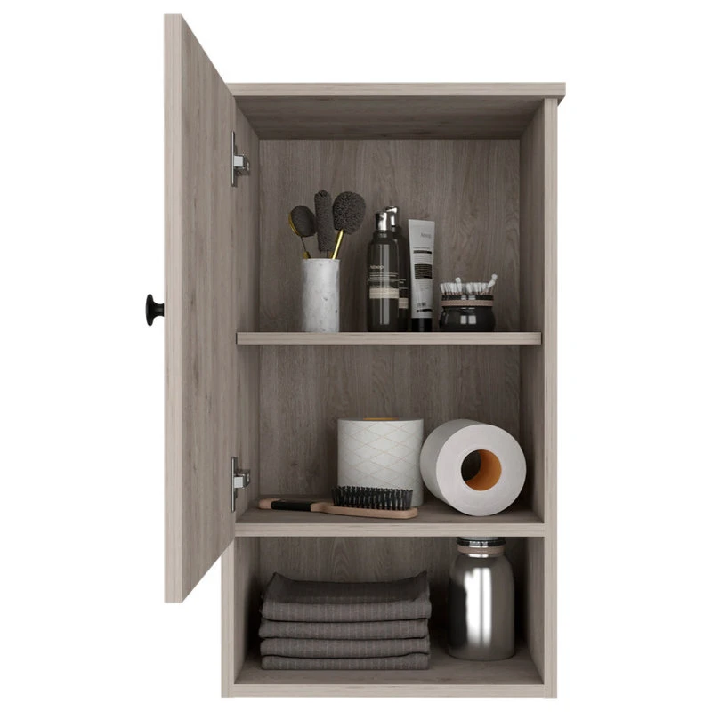 FM FURNITURE Alaska Medicine Cabinet Light Gray 5 FM FURNITURE Alaska Medicine Cabinet Light Gray - Image 3