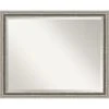 Amanti Art Bel Volto Silver Beveled Wood Bathroom Wall Mirror - 31 X 25 In. -Laural Home Shop c691e25608ff974e 6643 w800 h800 b1 p0