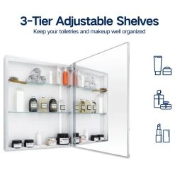 Modland Aurora Recessed Or Surface Mount Frameless Medicine Cabinet,24x30Inch 16 Modland Aurora Recessed Or Surface Mount Frameless Medicine Cabinet,24x30Inch -Laural Home Shop c6b11e9103282c7e 3817 w800 h800 b1 p0