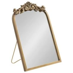 Uniek Arendahl Tabletop Arch Mirror, Gold 12x18