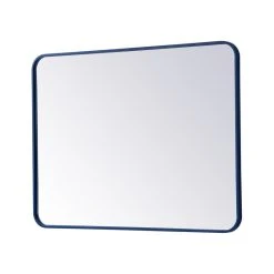 Elegant Furniture & Lighting Ellis Soft Corner Metal Rectangular Mirror, Blue, 27"x36" 13 Elegant Furniture & Lighting Ellis Soft Corner Metal Rectangular Mirror, Blue, 27"x36" -Laural Home Shop c7b1d316009590cd 0514 w800 h800 b1 p0