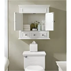 Pemberly Row Medicine Cabinet In White -Laural Home Shop c89166e30be61b51 4292 w800 h800 b0 p0
