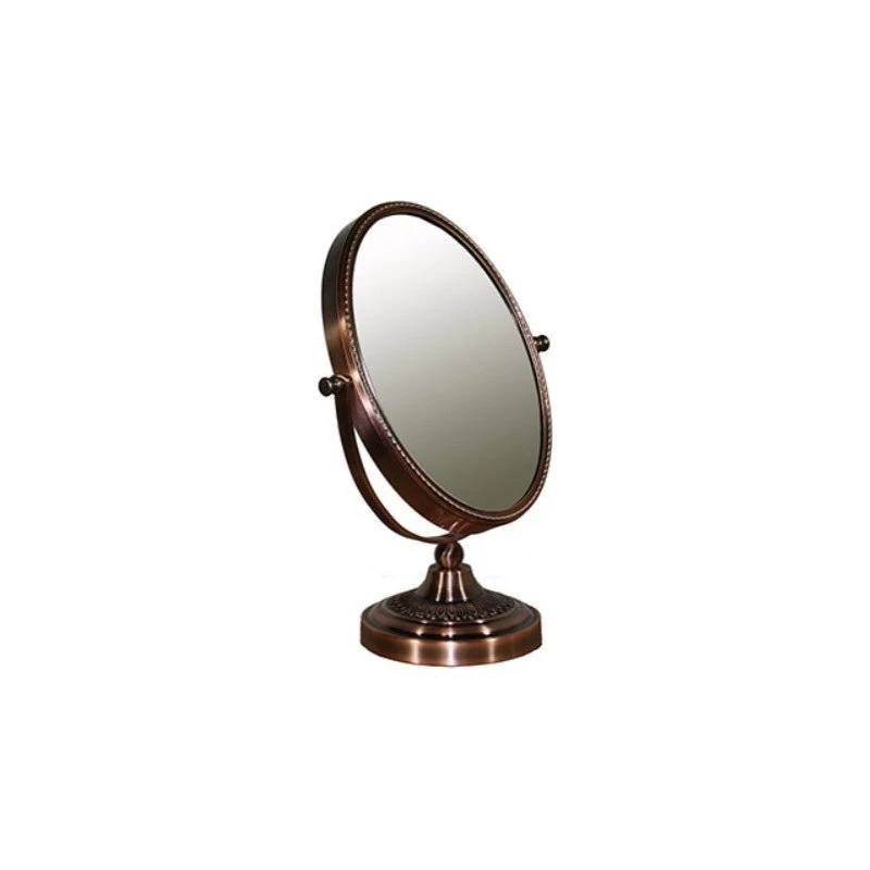 HomeRoots Vintage Style Copper 5X Magnification Vanity Mirror 3 HomeRoots Vintage Style Copper 5X Magnification Vanity Mirror