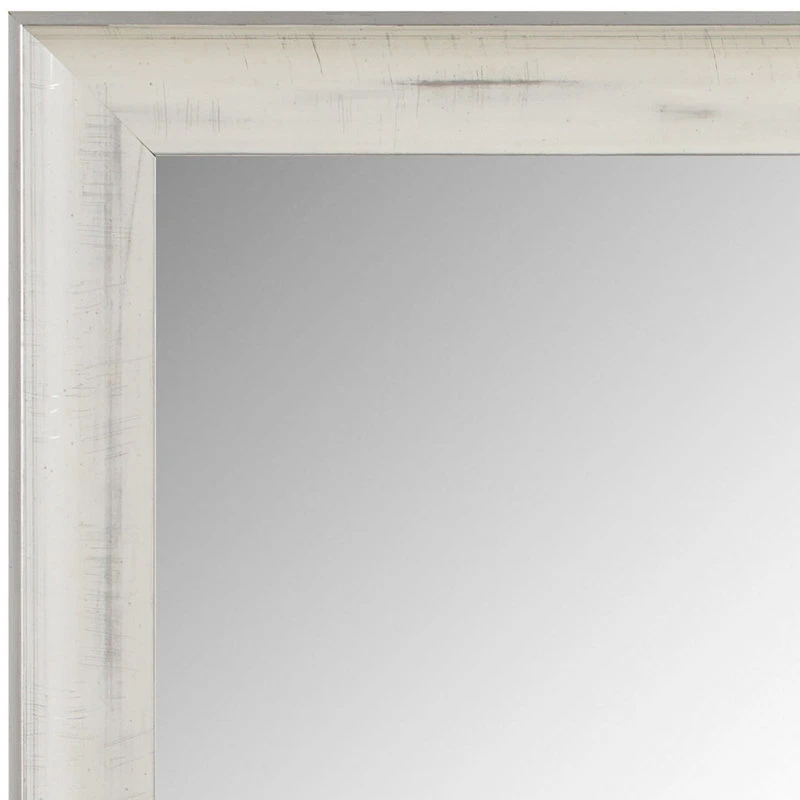 FrameMyMirror Warren White Framed Mirror, 20" X 36" 6 FrameMyMirror Warren White Framed Mirror, 20" X 36" - Image 4