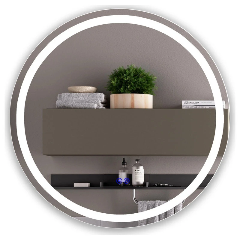 CHLOE Lighting, Inc. CHLOE Lighting LUMINOSITY Round TouchScreen LED Mirror 4 CHLOE Lighting, Inc. CHLOE Lighting LUMINOSITY Round TouchScreen LED Mirror - Image 2