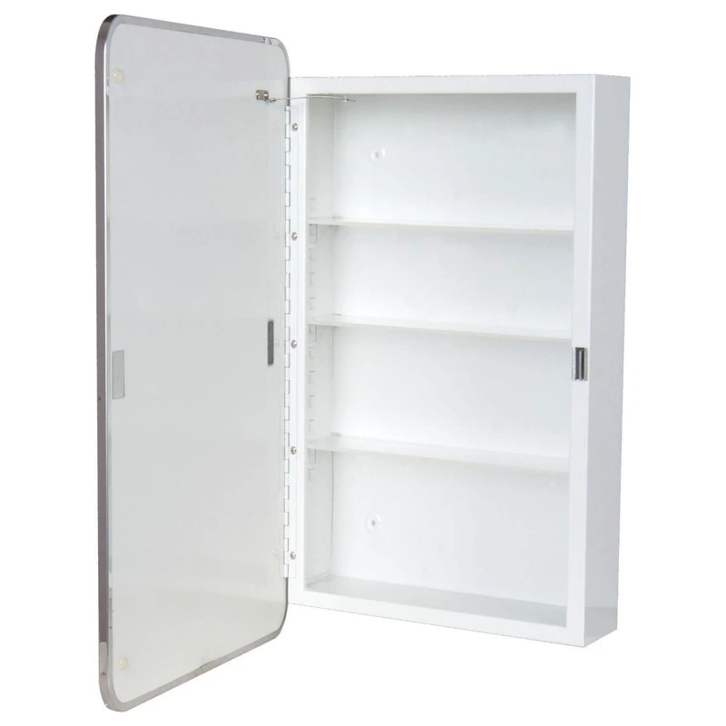 Ketcham Medicine Cabinets/Fred Silver & Company Round Corner Series Surface Mounted Steel Framed Mirror Medicine Cabinet 4 Ketcham Medicine Cabinets/Fred Silver & Company Round Corner Series Surface Mounted Steel Framed Mirror Medicine Cabinet - Image 2