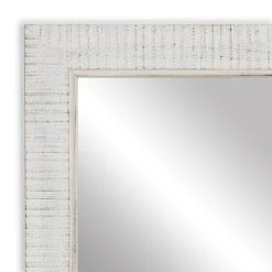 FrameMyMirror Huntington Framed Wall Mirror, White, 36"x36" -Laural Home Shop c9e1b41a03ebb4e7 1969 w800 h800 b0 p0
