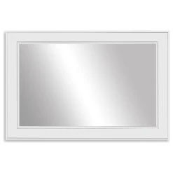 FrameMyMirror Porter White Framed Mirror, 20"x36" -Laural Home Shop c9f11bb203ebbcc0 3976 w800 h800 b1 p0
