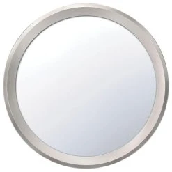 3M Command BATH35-SN-ES Bath Mirror With 2 Pairs Of Strips, Satin Nickel