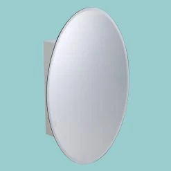 Renovators Supply Manufacturing Bathroom Medicine Cabinet Wall Mount With Oval Mirror Hanging Double Shelf -Laural Home Shop ca41522c0b58c3f8 0176 w800 h800 b0 p0