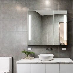 Modland Aurora Double Door LED Medicine Cabinet With Lights On Both Sides ,30×26Inch -Laural Home Shop ca610bc3032d7475 0872 w800 h800 b0 p0