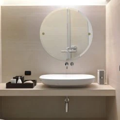 Allied Brass Montero Contemporary Frameless Round Beveled Edge Tilt Mirror, Satin Brass 7 Allied Brass Montero Contemporary Frameless Round Beveled Edge Tilt Mirror, Satin Brass -Laural Home Shop ca7113820fac15e6 0613 w800 h800 b0 p0