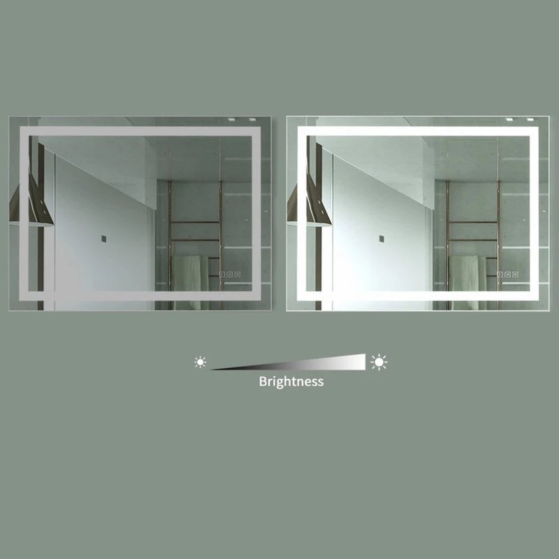 KINWELL LED Lighted Bathroom Mirror With Defogger And Dimmer, 32"x40" 10 KINWELL LED Lighted Bathroom Mirror With Defogger And Dimmer, 32"x40" - Image 8
