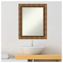 Amanti Art Manhattan Bronze Non-Beveled Wood Bathroom Wall Mirror - 23.5 X 29.5 In. 18 Amanti Art Manhattan Bronze Non-Beveled Wood Bathroom Wall Mirror - 23.5 X 29.5 In. -Laural Home Shop cac117f602bdddfc 6138 w800 h800 b1 p0