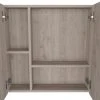 FM FURNITURE Kenya Medicine Cabinet, Light Gray